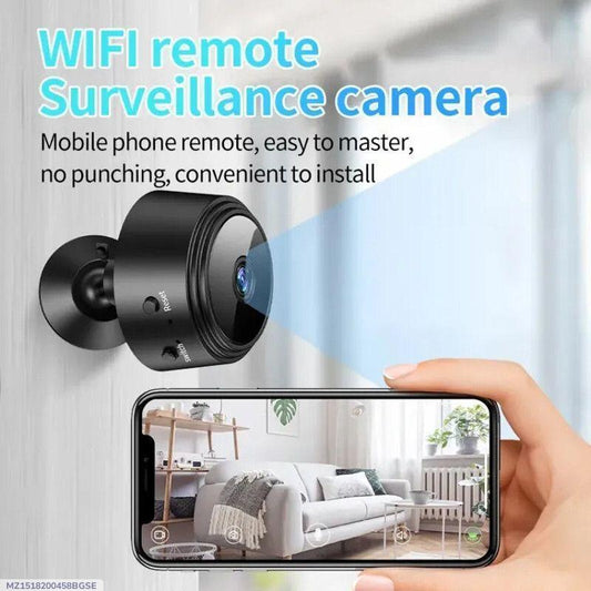 WIFI Remote Surveillance Camera Black ABS Lightweight 😎