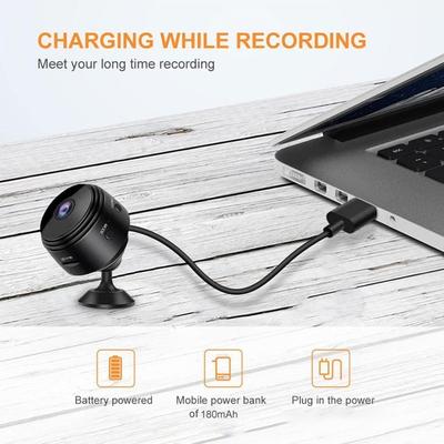 WIFI Remote Surveillance Camera Black ABS Lightweight 😎